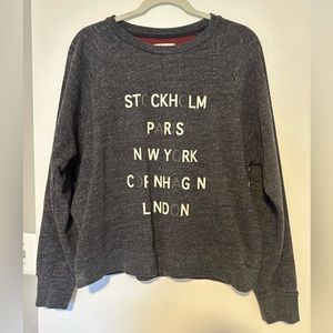 Madewell cities sweatshirt